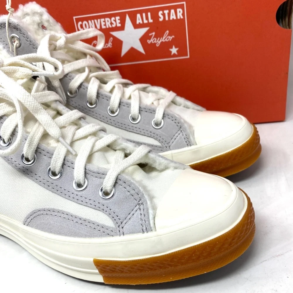 Converse Chuck 70 Sneaker Hi Vintage White Casual Shoes Men Canvas Suede A04409C - Picture 3 of 12
